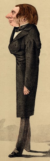John Ruskin Cartoon in Vanity Fayre